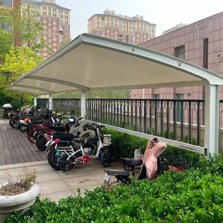 嘉峪关膜结构电动车棚